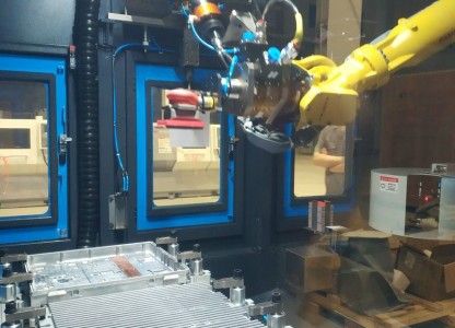Application Of Grinding And Deburring With Robot Tool Changer